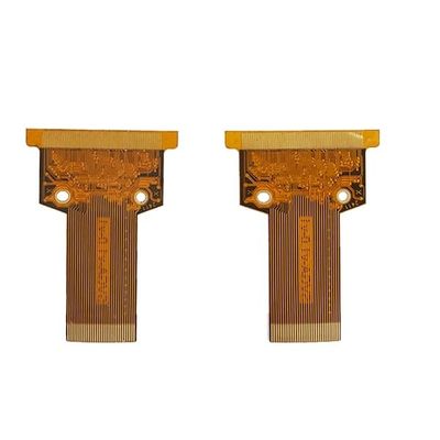 Bom preço 2 filme amarelo flexível da tampa da placa de circuito 1oz do PWB da camada 0.3mm on-line