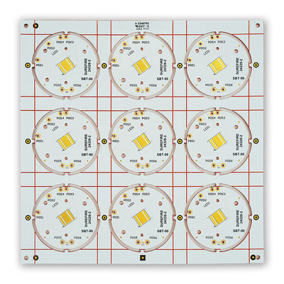 Bom preço O Cu baseou o PWB de cobre o circuito 2oz ENIG 199.00mm*199.00mm de 1 camada on-line