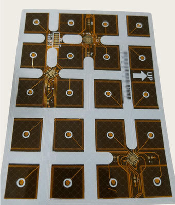 Bom preço Pcb flexível de dois lados 1OZ EING Coverlay amarelo e soldermask branco FPC on-line