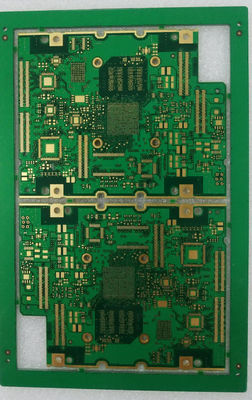 Bom preço HDI PCB Board 6L 1OZ EING 0.1mm Orifício dedo de ouro Verde Soldermask para Strage de dados on-line