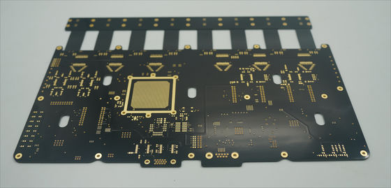 Bom preço Pcb rígido flexível 14L PCB E 6 camadas FPC Tg170 & PI preto com buracos cegos on-line