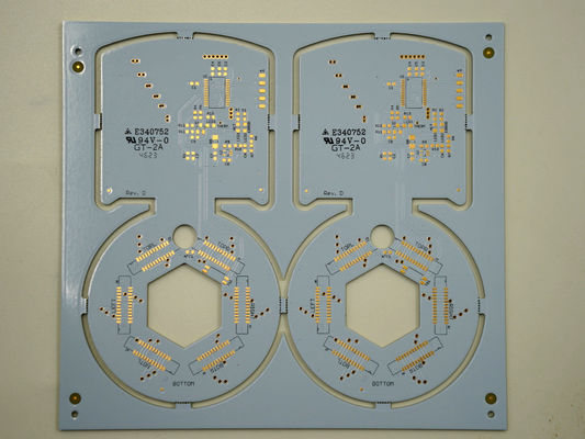 Bom preço Placa de PCB rígido de 4 camadas FR4 e solidificante EING de soldagem branca para aplicação de iluminação on-line