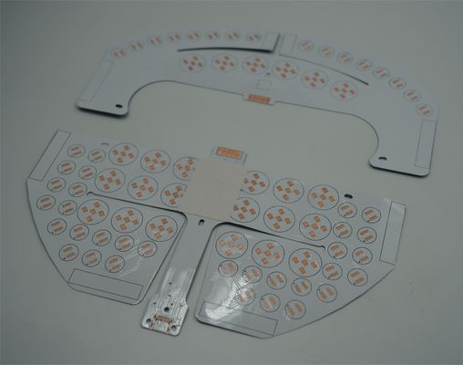 Bom preço 2L LED PCB Board FR4 1.5MM Soldermask Branco e Negro com OSP para PCB de exibição LED on-line