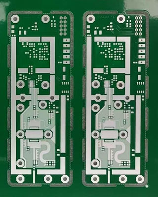 Bom preço 2 camadas de PCB de alta frequência com material de substrato cerâmico WL-CT338 com uma faixa de imersão de 0,55 mm on-line