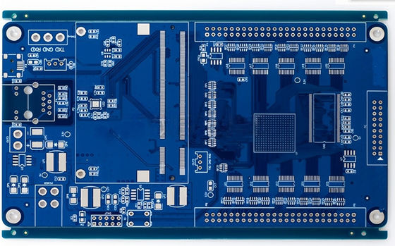 Bom preço Máscara de solda azul PCB de alta frequência em 1,6 mm de espessura para necessidades de alta frequência on-line