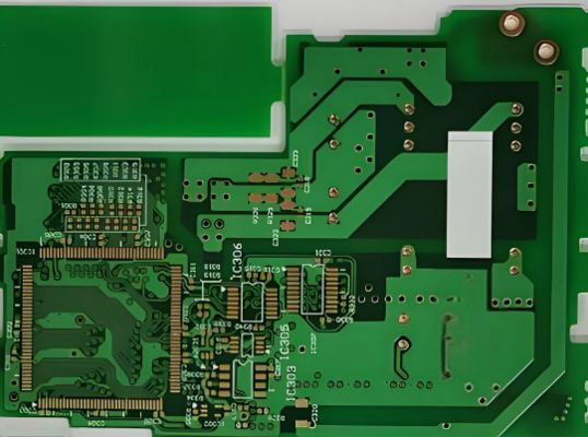 Bom preço PCB de cobre com tecnologia Soldermask de plugue de buraco 0.1mm/0.1mm Min. Largura de linha/espaçamento on-line