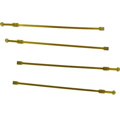 Bom preço O OEM 6 mergulha a tampa amarela 1.1mm do PWB do cabo flexível rígido nenhum filme do Silkscreen on-line
