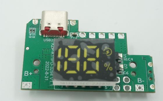 Bom preço 22.5W Power bank PCBA com bateria de lítio Power e PCB rígido Fornecimento para carregador móvel on-line