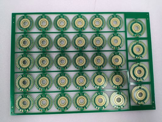 Bom preço 2 camadas de placa de circuito FR4 PCB de alta TG 2,4 mm com ouro duro para interruptores rotativos on-line