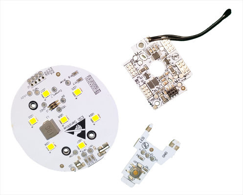 Bom preço 1 camada de PCB de alumínio com soldermask branco LF HAL para iluminação on-line