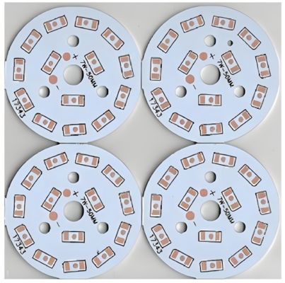 Bom preço Aluminium PCB Board For LED Lighting Solutions With 1OZ White Soldermask on-line